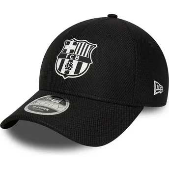 Cappellino curvo nero snapback del FC Barcelona LALIGA 9FORTY M-Crown Diamond Era di New Era