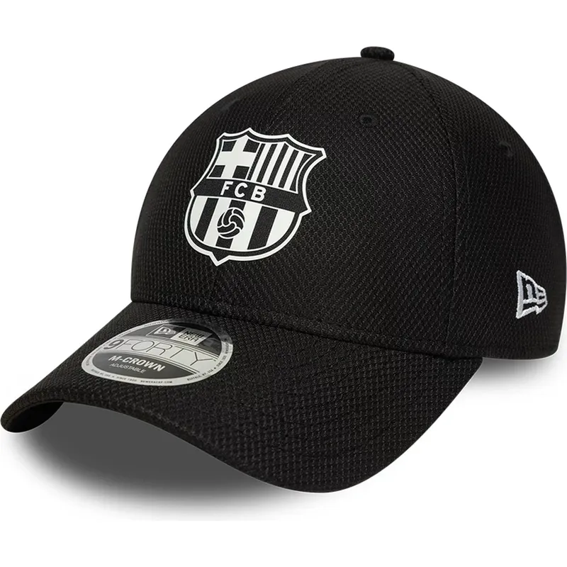 cappellino-curvo-nero-snapback-fc-barcelona-laliga-9forty-m-crown-diamond-era-di-new-era