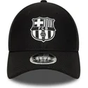 schwarze-snapback-kappe-mit-gebogenem-schirm-fc-barcelona-laliga-9forty-m-crown-diamond-era-von-new-era
