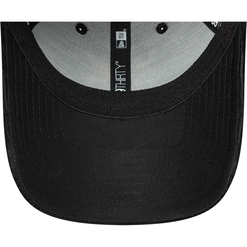 cappellino-curvo-nero-regolabile-del-fc-barcelona-laliga-39thirty-cord-di-new-era
