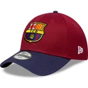 new-era-fc-barcelona-laliga-9forty-contrast-justerbar-rod-og-bla-buet-kasket-til-drenge