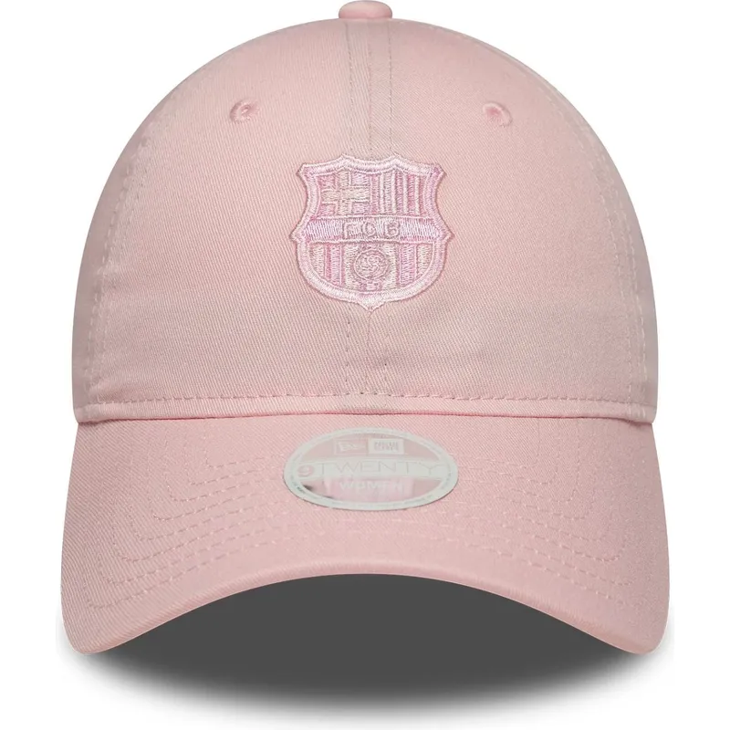 gorra-curva-rosa-ajustable-para-mujer-con-logo-rosa-de-fc-barcelona-laliga-9twenty-de-new-era