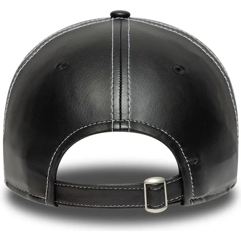 cappellino-curvo-nero-regolabile-da-donna-fc-barcelona-laliga-9twenty-in-pelle-pu-di-new-era