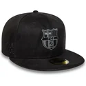 gorra-plana-negra-ajustada-con-logo-negro-de-fc-barcelona-laliga-59fifty-mes-que-un-club-de-new-era