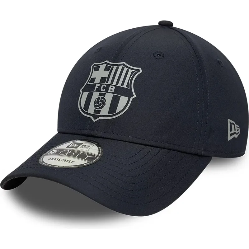 justerbar-marinebla-buet-kasket-fra-fc-barcelona-laliga-9forty-reflective-fra-new-era