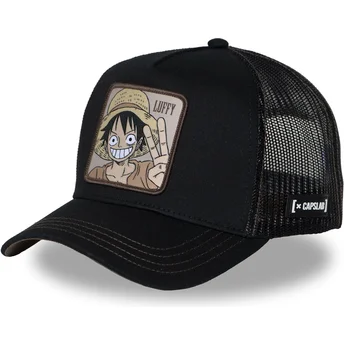 Gorra trucker negra Monkey D. Luffy OP2 WAN3 One Piece de Capslab