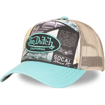 Czapka trucker wielokolorowa SUBL13 marki Von Dutch