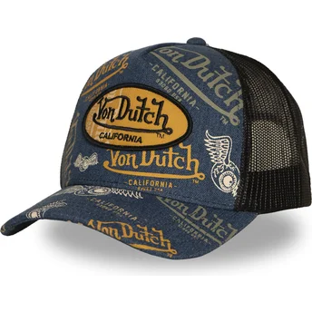Granatowa czapka trucker CAFE08 od Von Dutch