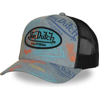 Καπέλο trucker γκρι CAFE09 της Von Dutch