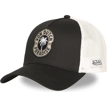 Sort og hvid trucker kasket MIER CB fra Von Dutch