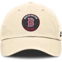 cappellino-curvo-beige-regolabile-club-unstructured-organic-cotton-dei-boston-red-sox-mlb-di-nike