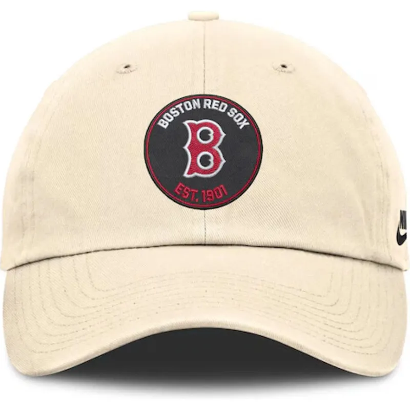 cappellino-curvo-beige-regolabile-club-unstructured-in-cotone-organico-dei-boston-red-sox-mlb-di-nike