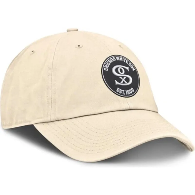 bojd-beige-justerbar-keps-club-unstructured-organic-cotton-fran-chicago-white-sox-mlb-av-nike