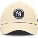 cappellino-curvo-beige-regolabile-club-unstructured-organic-cotton-dei-new-york-yankees-mlb-di-nike