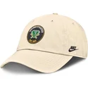 buet-beige-justerbar-kasket-club-unstructured-organic-cotton-fra-oakland-athletics-mlb-fra-nike