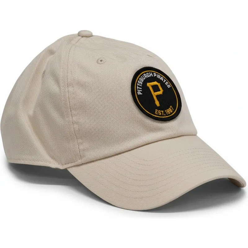 cappellino-curvo-beige-regolabile-club-unstructured-in-cotone-organico-dei-pittsburgh-pirates-mlb-di-nike