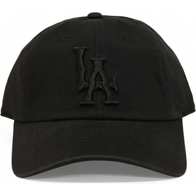 gorra-curva-negra-ajustable-con-logo-negro-los-angeles-dodgers-ballpark-de-american-needle