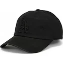svart-bojd-justerbar-keps-med-svart-los-angeles-dodgers-ballpark-logotyp-fran-american-needle