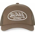 gorra-trucker-marron-ajustable-lof-b3-de-von-dutch