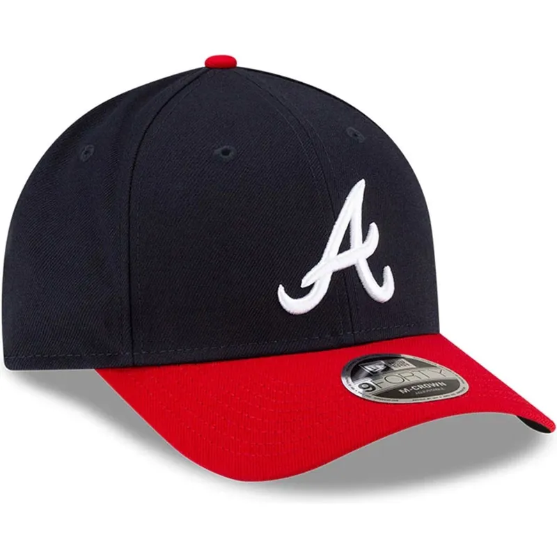 new-era-curved-brim-9forty-m-crown-player-replica-atlanta-braves-mlb-navy-blue-and-red-snapback-cap