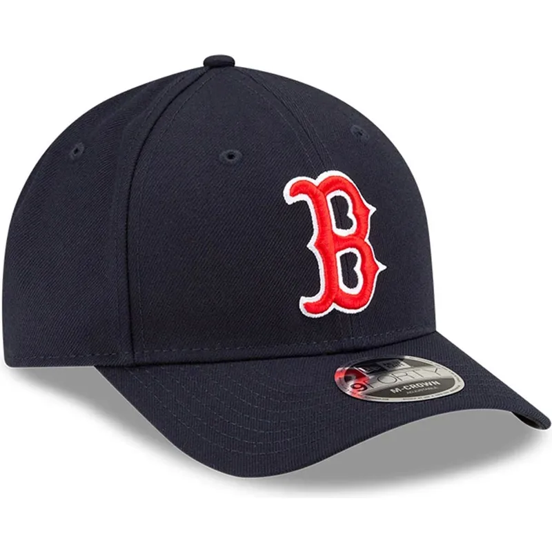 marinebla-kurvet-snapback-kasket-9forty-m-crown-player-replica-fra-boston-red-sox-mlb-fra-new-era
