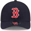 marinebla-kurvet-snapback-kasket-9forty-m-crown-player-replica-fra-boston-red-sox-mlb-fra-new-era