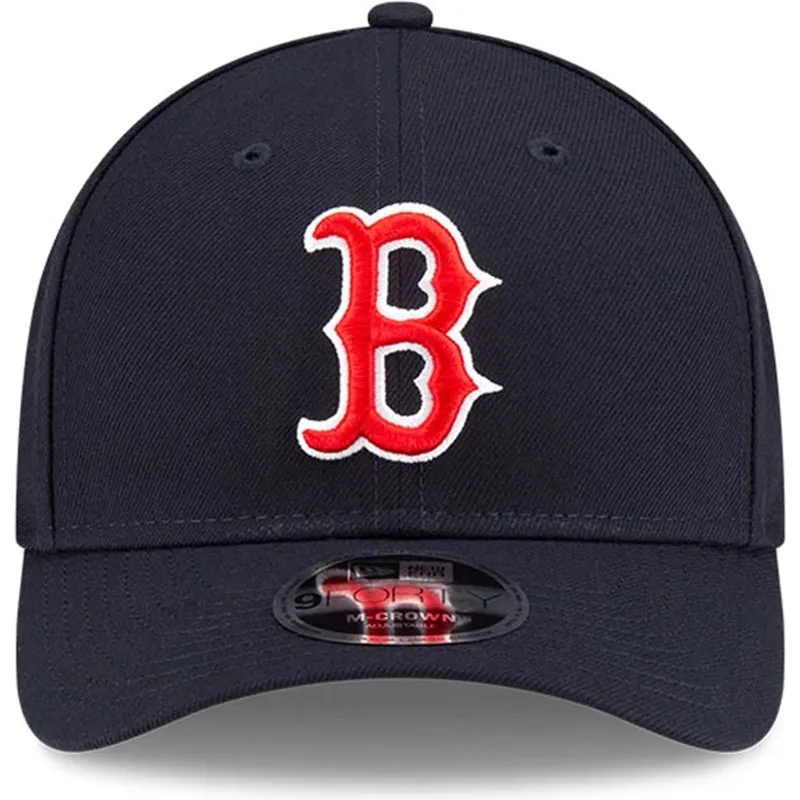 granatowa-czapka-z-daszkiem-snapback-9forty-m-crown-player-replica-boston-red-sox-mlb-new-era
