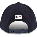 marineblaue-gebogene-snapback-kappe-9forty-m-crown-player-replica-der-boston-red-sox-mlb-von-new-era
