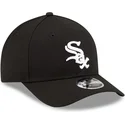 cappellino-curvo-nero-snapback-9forty-m-crown-player-replica-di-chicago-white-sox-mlb-di-new-era