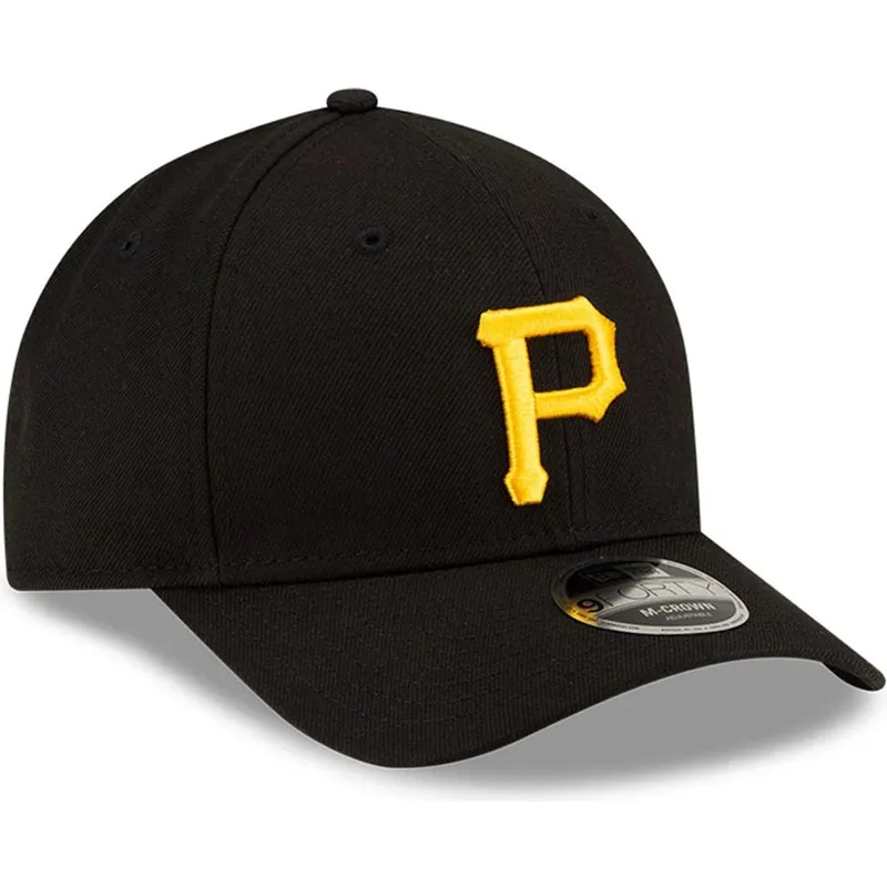 sort-curved-snapback-kasket-9forty-m-crown-player-replica-fra-pittsburgh-pirates-mlb-fra-new-era