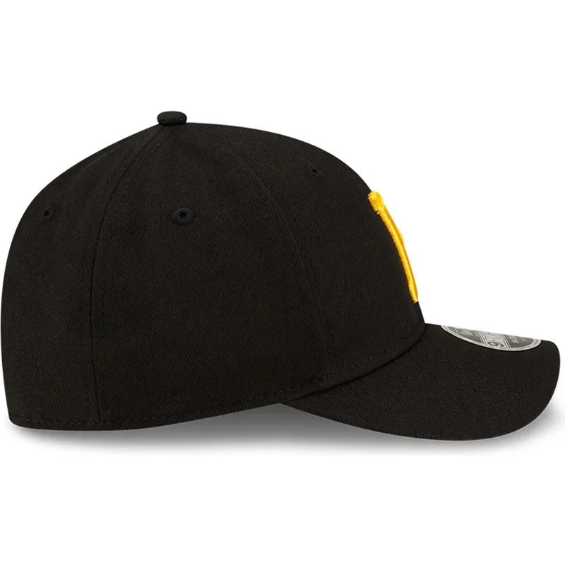 cappellino-curvo-nero-snapback-9forty-m-crown-player-replica-di-pittsburgh-pirates-mlb-di-new-era