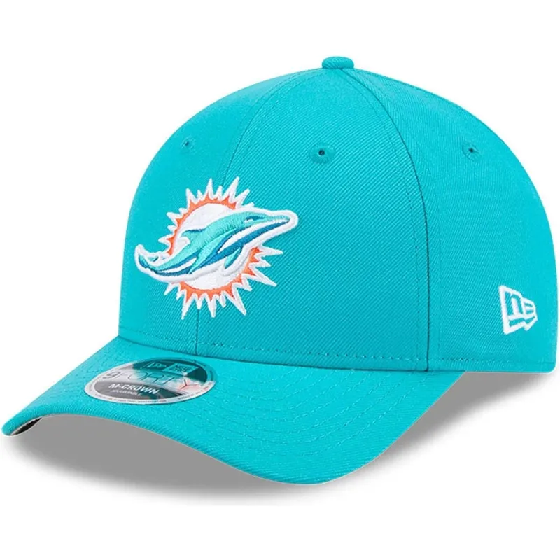 cappellino-visiera-curva-blu-snapback-9forty-m-crown-team-di-miami-dolphins-nfl-di-new-era