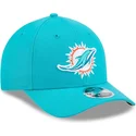 blaue-gebogene-snapback-kappe-9forty-m-crown-team-der-miami-dolphins-nfl-von-new-era