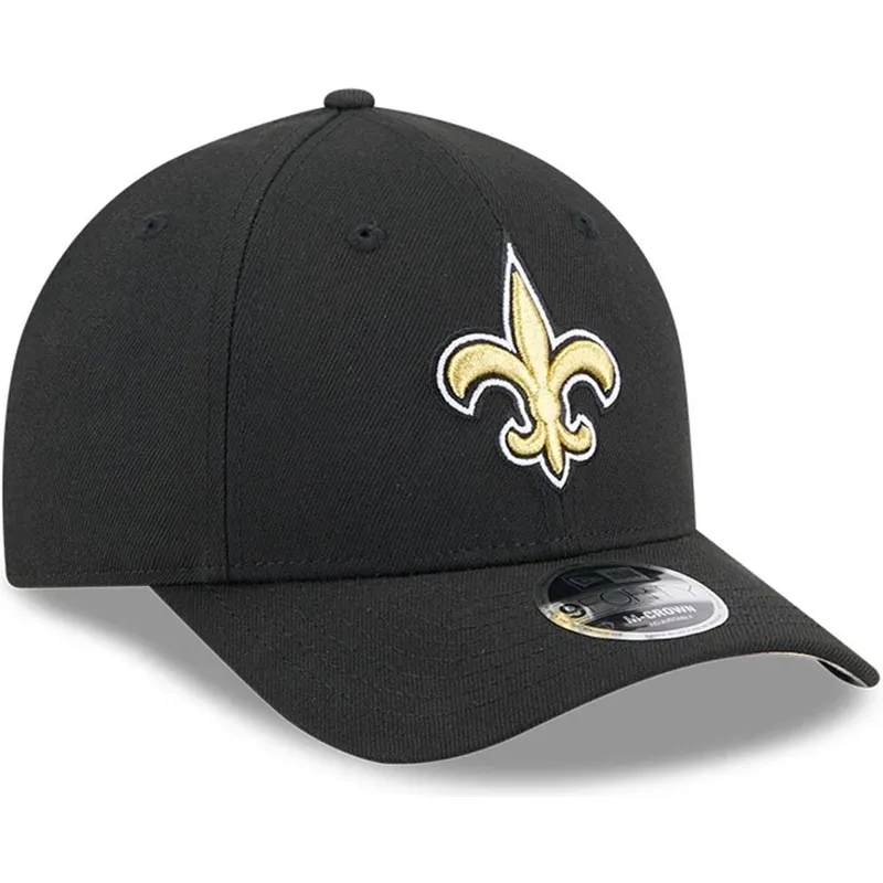 schwarze-gebogene-snapback-kappe-9forty-m-crown-team-der-new-orleans-saints-nfl-von-new-era