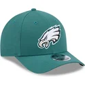 new-era-curved-brim-9forty-m-crown-team-philadelphia-eagles-nfl-green-snapback-cap