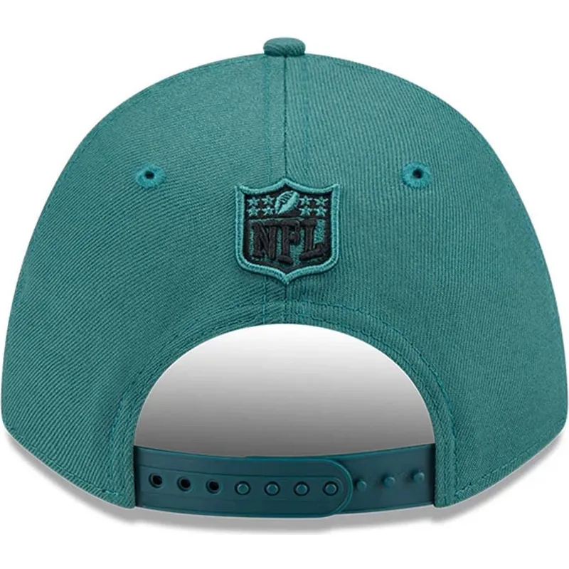 new-era-curved-brim-9forty-m-crown-team-philadelphia-eagles-nfl-green-snapback-cap