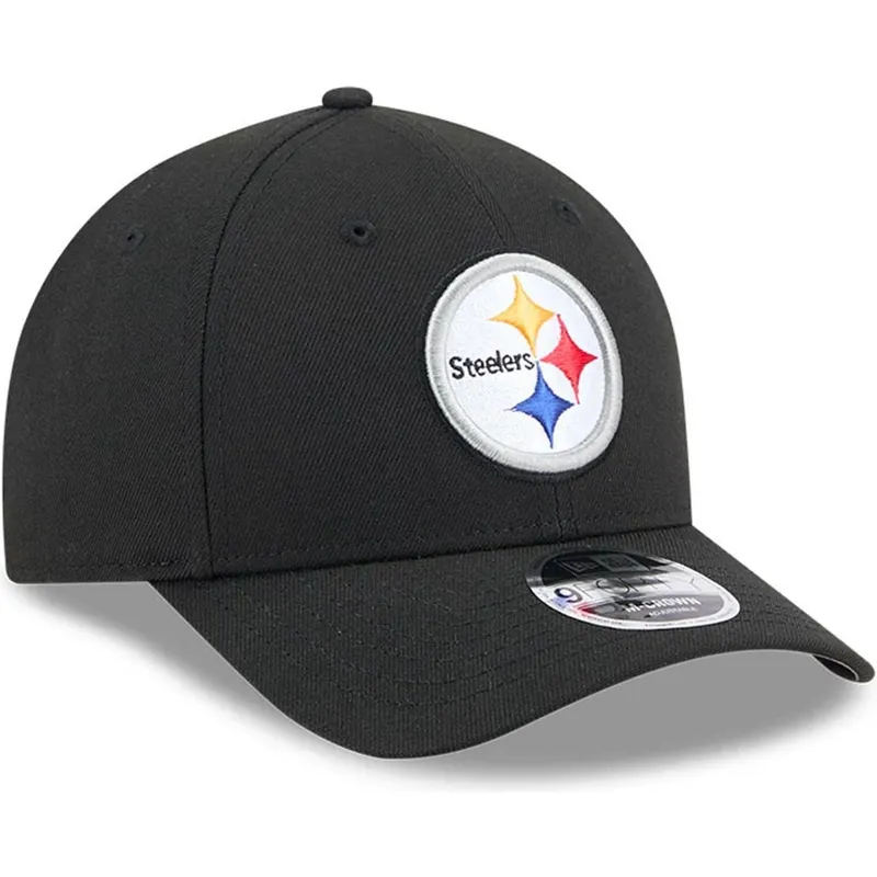 sort-curved-snapback-kasket-9forty-m-crown-team-fra-pittsburgh-steelers-nfl-fra-new-era