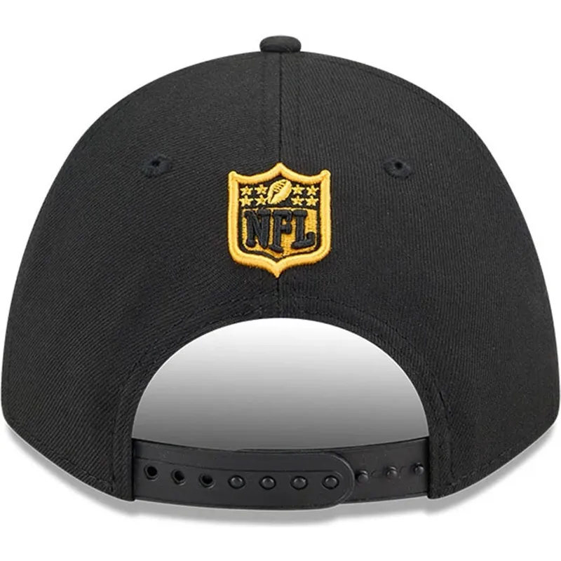 cappellino-curvo-nero-snapback-9forty-m-crown-team-dei-pittsburgh-steelers-nfl-di-new-era