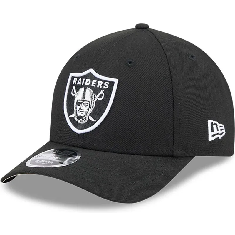 cappellino-curvo-nero-snapback-9forty-m-crown-team-dei-las-vegas-raiders-nfl-di-new-era