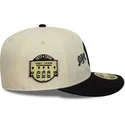 buet-beige-og-sort-fitted-kasket-59fifty-low-profile-precurved-coops-fra-new-york-yankees-mlb-fra-new-era