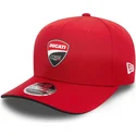 cappellino-curvo-rosso-snapback-9seventy-stretch-snap-core-di-ducati-motor-motogp-di-new-era