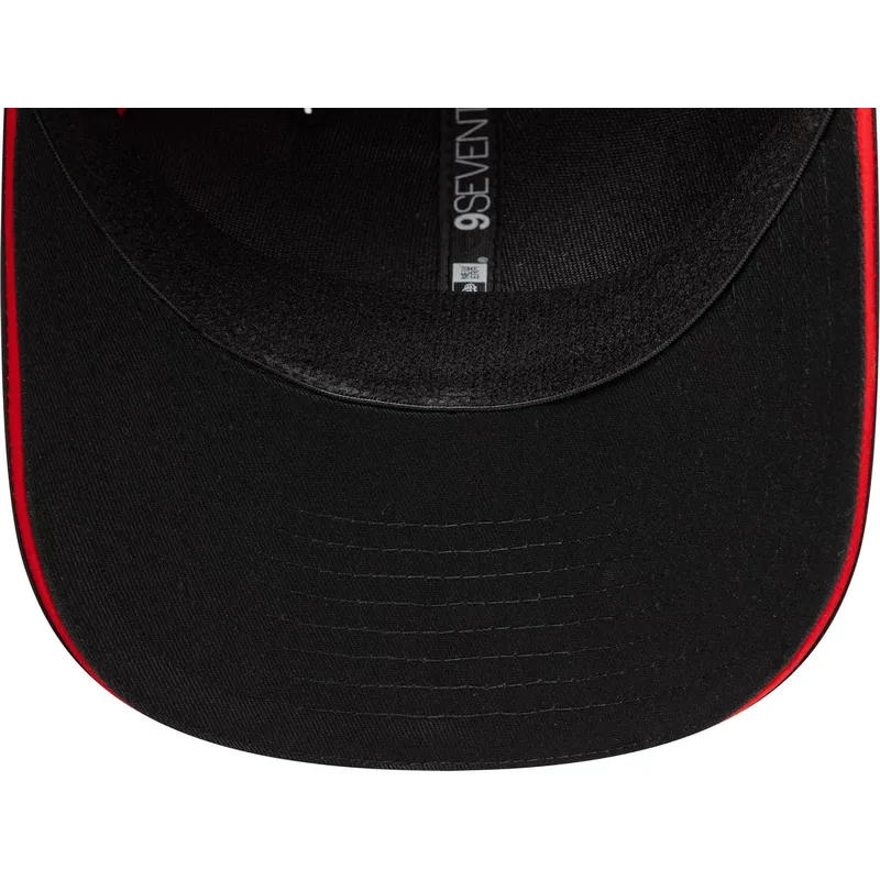 cappellino-visiera-curva-nero-e-rosso-snapback-9seventy-stretch-snap-print-di-ducati-motor-motogp-di-new-era