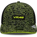 sort-og-gul-trucker-kasket-9seventy-stretch-snap-all-over-print-fra-valentino-rossi-vr46-motogp-fra-new-era