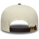 new-era-curved-brim-9fifty-a-frame-suede-visor-new-york-yankees-mlb-beige-and-brown-adjustable-cap