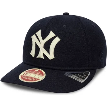 Justerbar marineblå buet kasket 9FIFTY Retro Crown Heritage Series fra New York Yankees MLB fra New Era