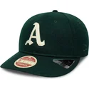 casquette-courbee-verte-ajustable-9fifty-retro-crown-heritage-series-oakland-athletics-mlb-new-era