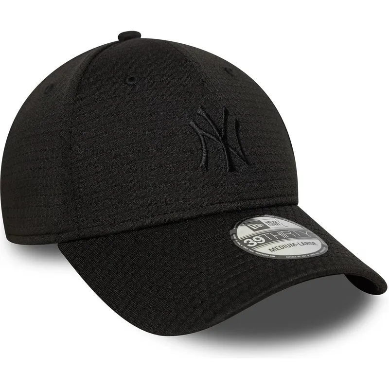 cappellino-curvo-nero-regolabile-con-logo-nero-39thirty-stretch-mesh-di-new-york-yankees-mlb-di-new-era