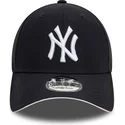 cappellino-visiera-curva-blu-marino-regolabile-9forty-microfibre-di-new-york-yankees-mlb-di-new-era