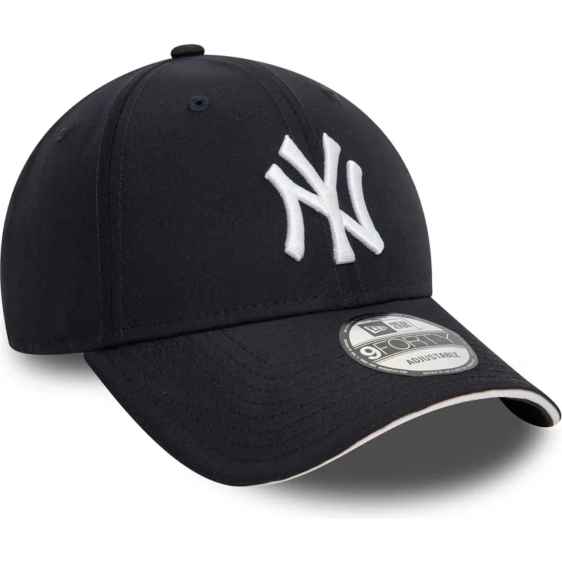 casquette-courbee-bleue-marine-ajustable-9forty-microfibre-new-york-yankees-mlb-new-era