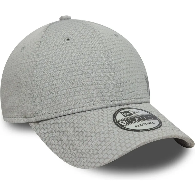 cappellino-curvo-grigio-snapback-con-logo-grigio-9forty-mesh-flawless-di-new-york-yankees-mlb-di-new-era